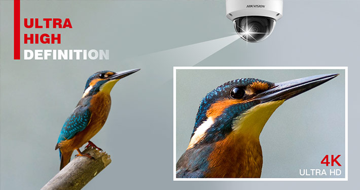 Comparaison de définition standard et 4K