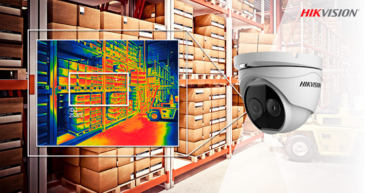 Vision thermique d’entrepôt (avec Hikvision)