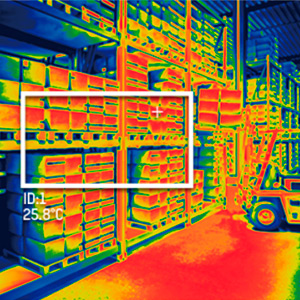 Vision thermique d’entrepôt (avec Hikvision)