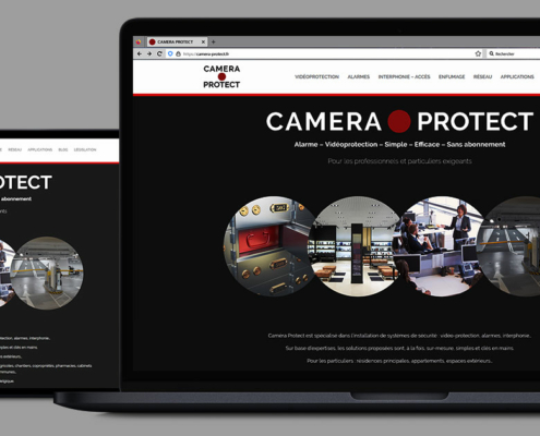 Site camera-protect.fr sur PC, tablette et mobile