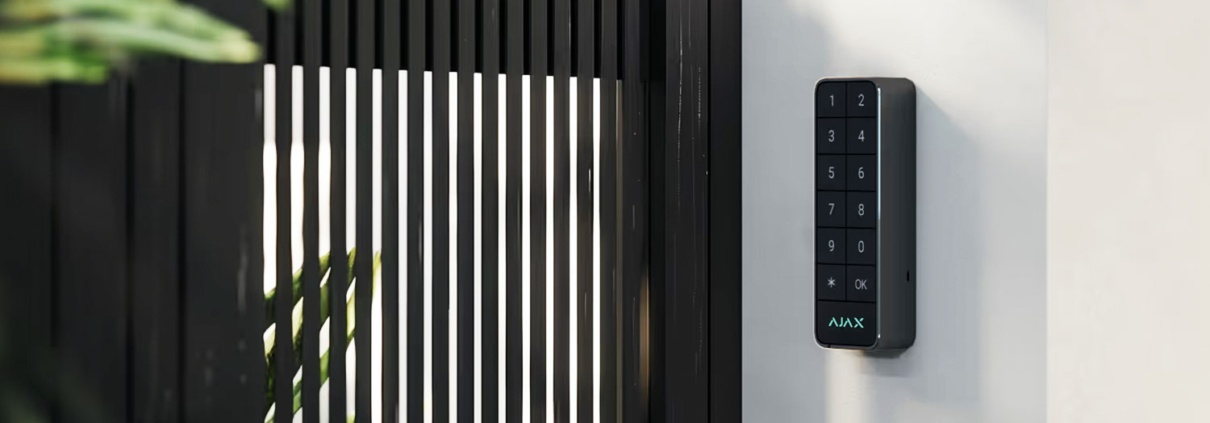 Clavier extérieur Superior KeyPad Fibra de Ajax Systems